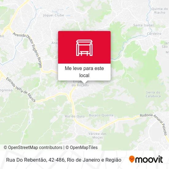 Rua Do Rebentão, 42-486 mapa