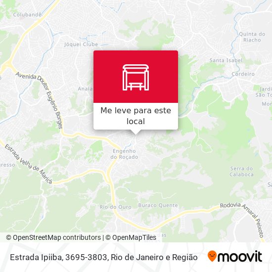 Estrada Ipiiba, 3695-3803 mapa