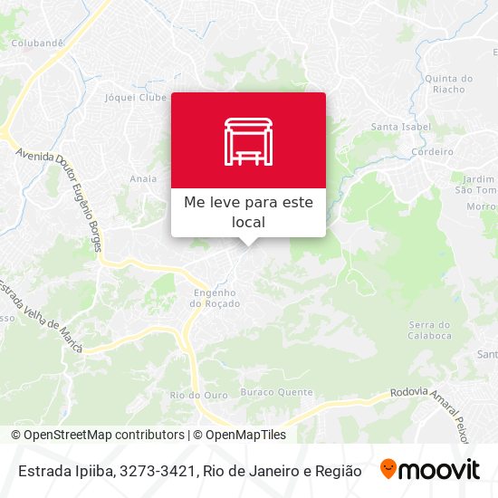 Estrada Ipiiba, 3273-3421 mapa