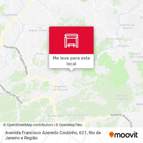 Avenida Francisco Azeredo Coutinho, 621 mapa