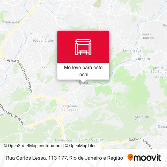 Rua Carlos Lessa, 113-177 mapa