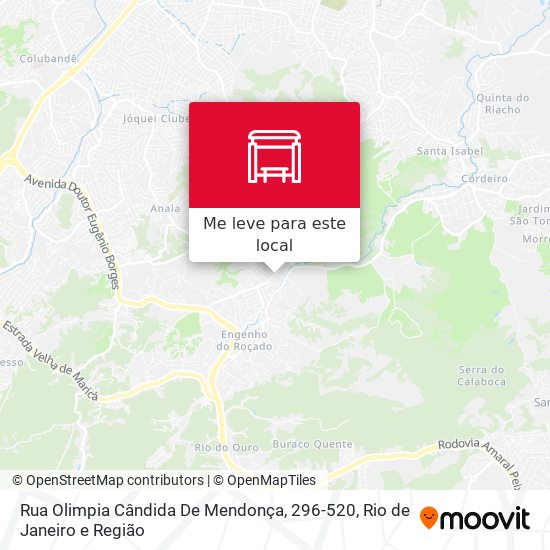Rua Olimpia Cândida De Mendonça, 296-520 mapa