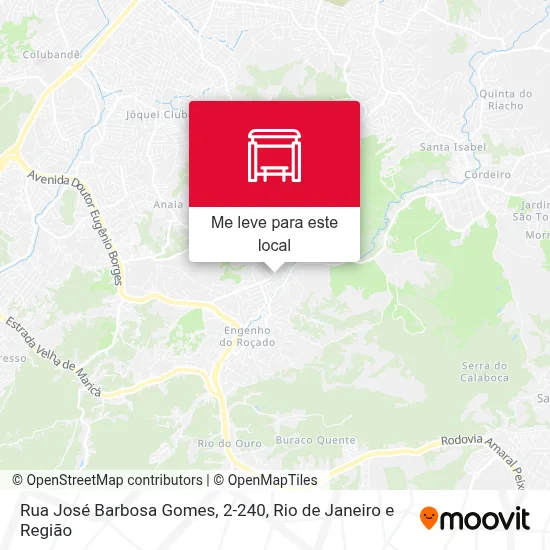 Rua José Barbosa Gomes, 2-240 mapa