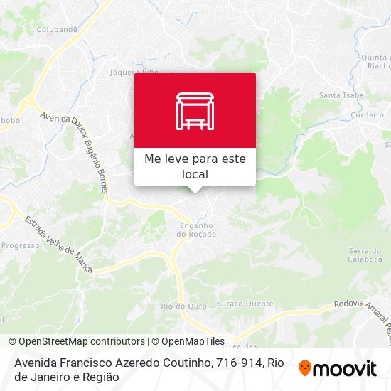 Avenida Francisco Azeredo Coutinho, 716-914 mapa