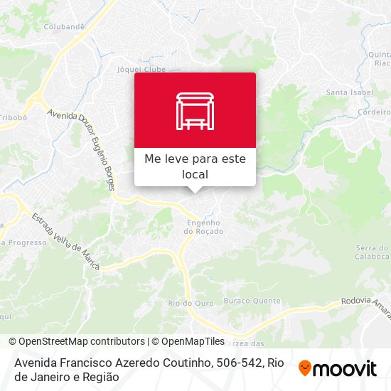 Avenida Francisco Azeredo Coutinho, 506-542 mapa