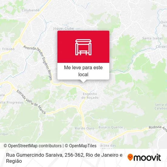 Rua Gumercindo Saraíva, 256-362 mapa