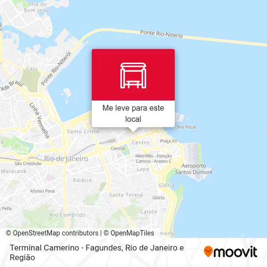 Terminal Camerino - Fagundes mapa