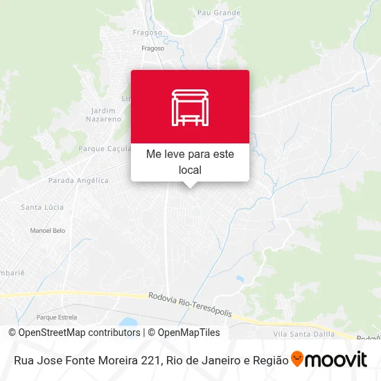 Rua Jose Fonte Moreira 221 mapa