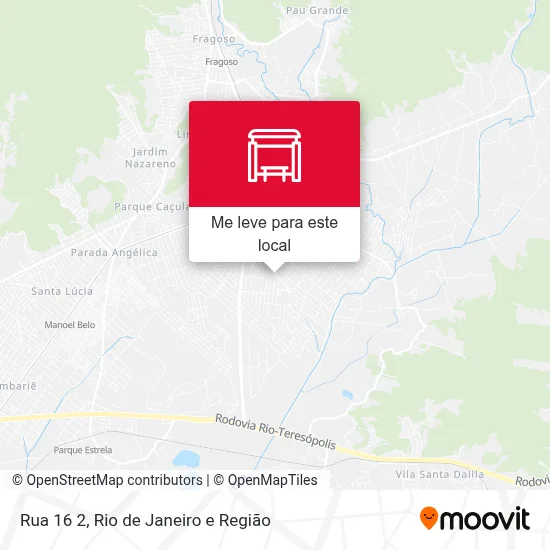 Rua 16 2 mapa