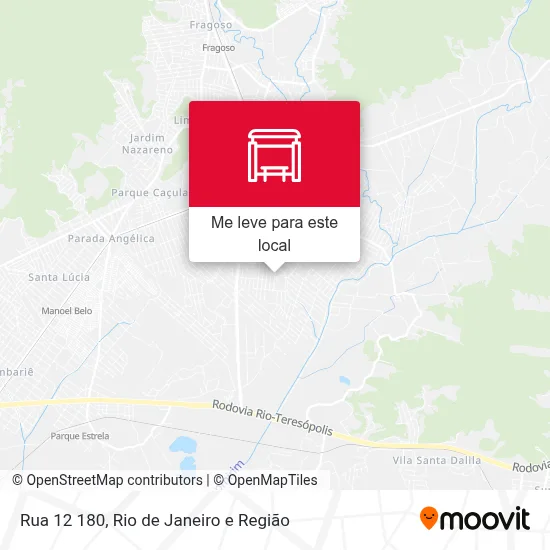 Rua 12 180 mapa