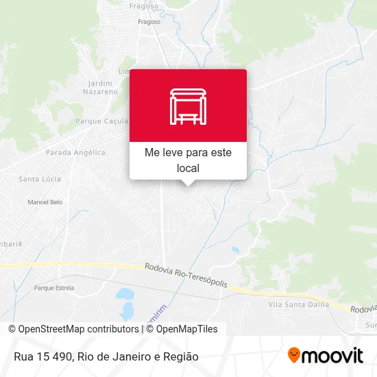 Rua 15 490 mapa