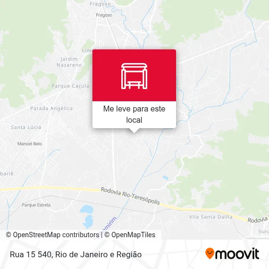 Rua 15 540 mapa