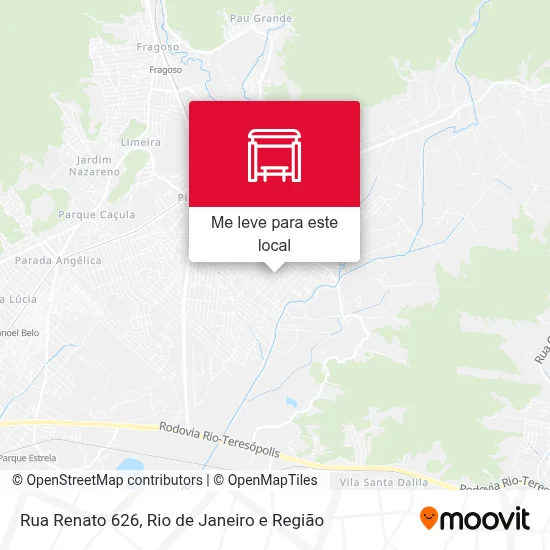 Rua Renato 626 mapa
