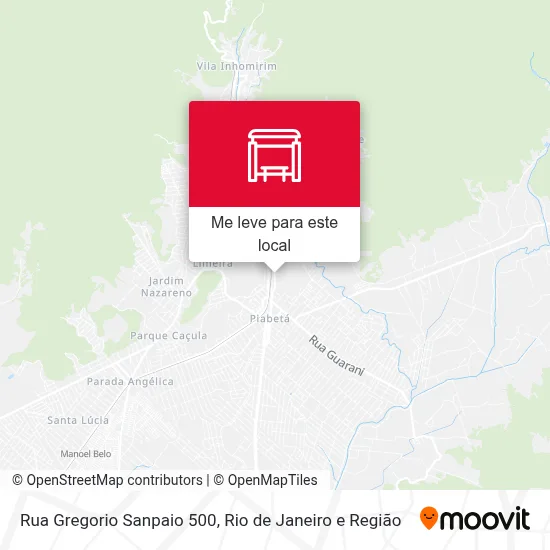 Rua Gregorio Sanpaio 500 mapa