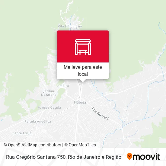 Rua Gregório Santana 750 mapa