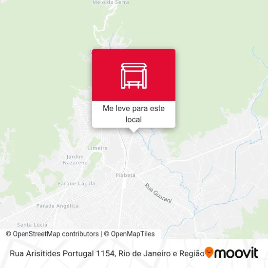 Rua Arisitides Portugal 1154 mapa