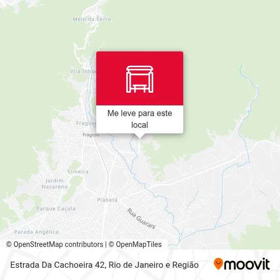 Estrada Da Cachoeira 42 mapa