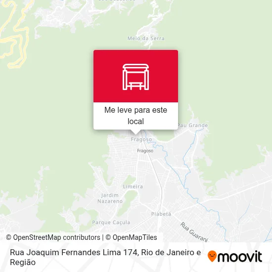 Rua Joaquim Fernandes Lima 174 mapa