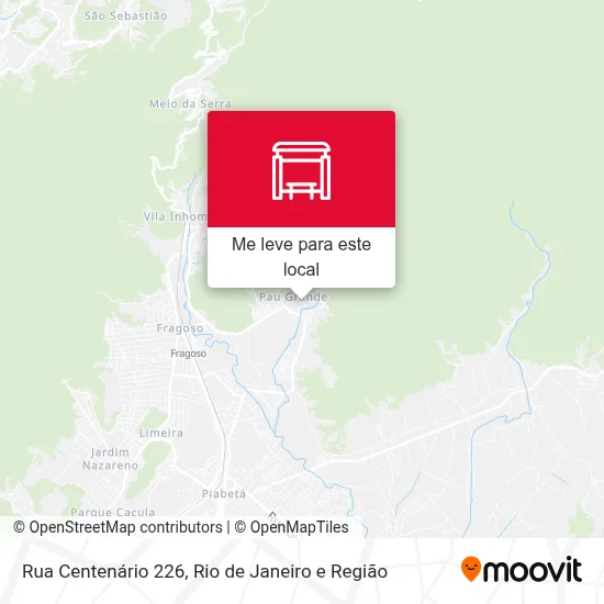 Rua Centenário 226 mapa