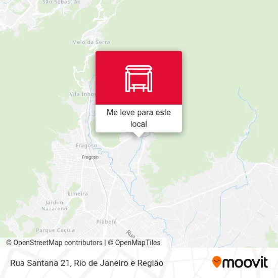 Rua Santana 21 mapa