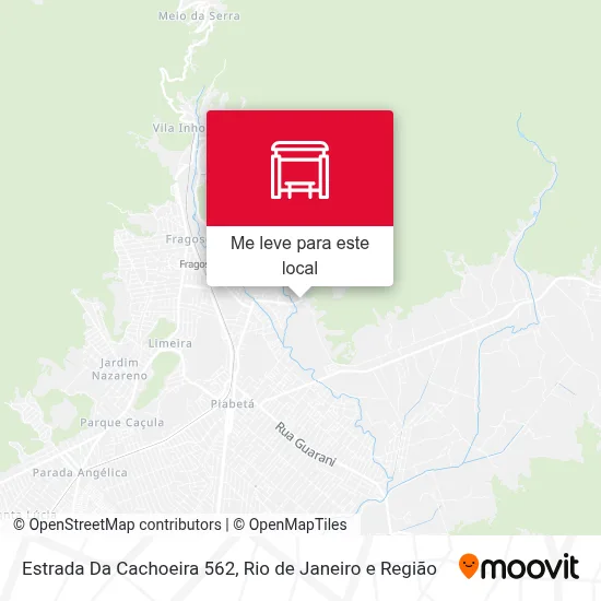 Estrada Da Cachoeira 562 mapa