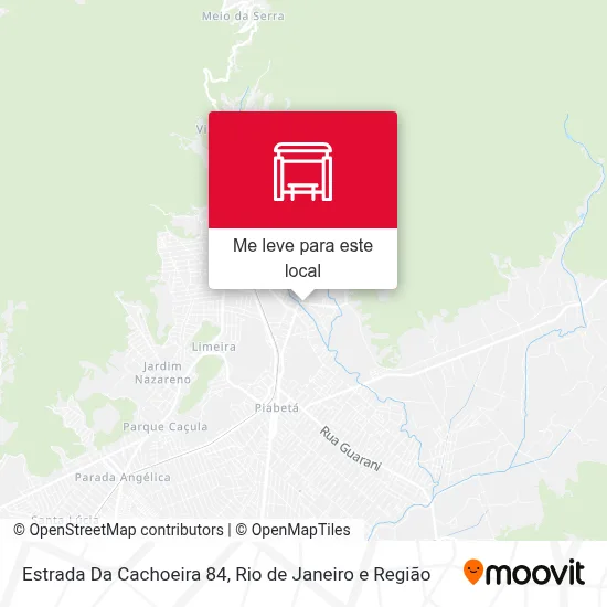 Estrada Da Cachoeira 84 mapa