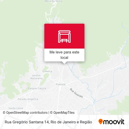 Rua Gregório Santana 14 mapa