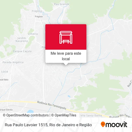 Rua Paulo Lavoier 1515 mapa