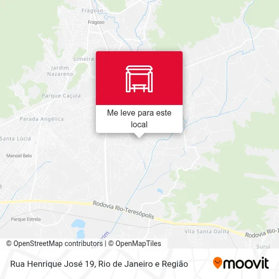Rua Henrique José 19 mapa