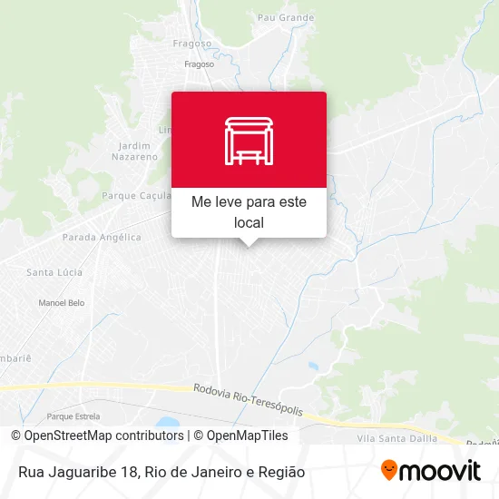 Rua Jaguaribe 18 mapa
