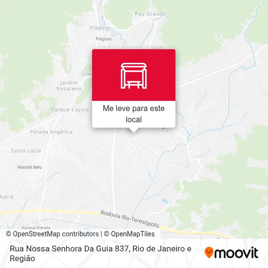 Rua Nossa Senhora Da Guia 837 mapa