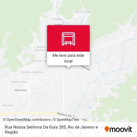 Rua Nossa Senhora Da Guia 285 mapa