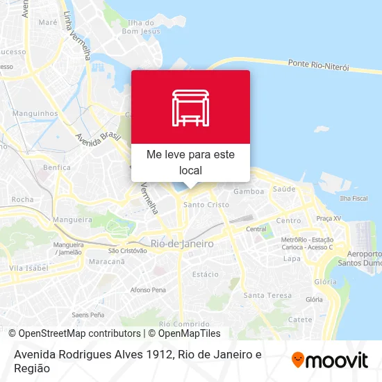 Avenida Rodrigues Alves 1912 mapa