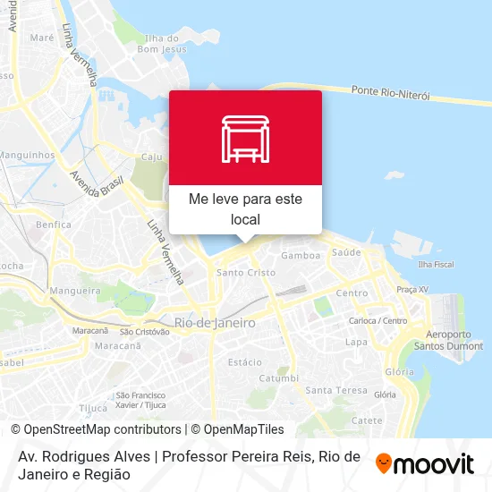 Av. Rodrigues Alves | Professor Pereira Reis mapa