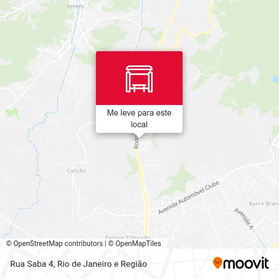Rua Saba 4 mapa