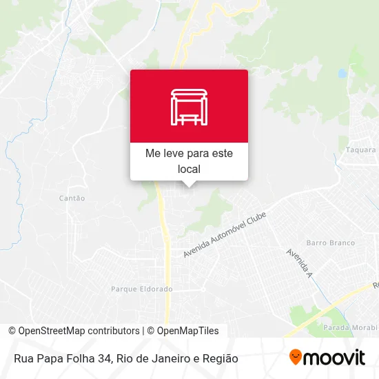 Rua Papa Folha 34 mapa