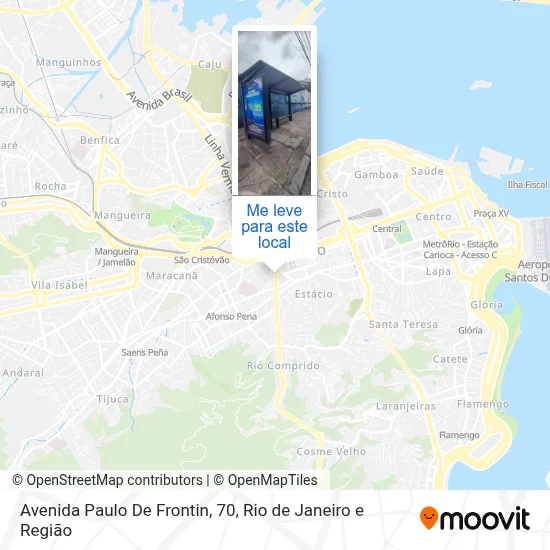 Avenida Paulo De Frontin, 70 mapa