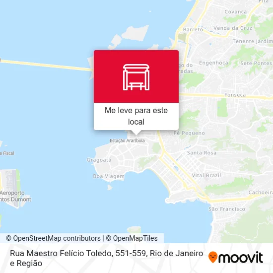 Rua Maestro Felício Toledo, 551-559 mapa