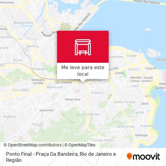 Ponto Final - Praça Da Bandeira mapa