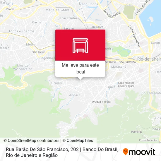 Rua Barão De São Francisco, 202 | Banco Do Brasil mapa