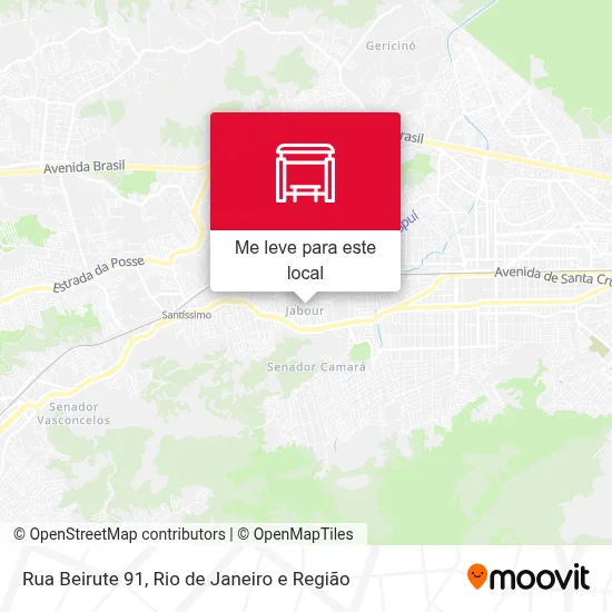 Rua Beirute 91 mapa