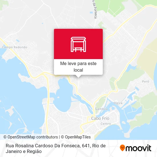 Rua Rosalina Cardoso Da Fonseca, 641 mapa