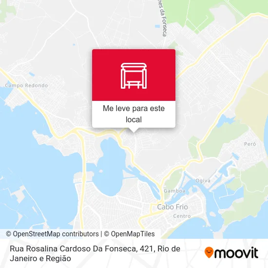 Rua Rosalina Cardoso Da Fonseca, 421 mapa