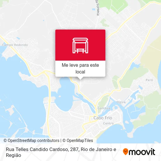Rua Telles Candido Cardoso, 287 mapa