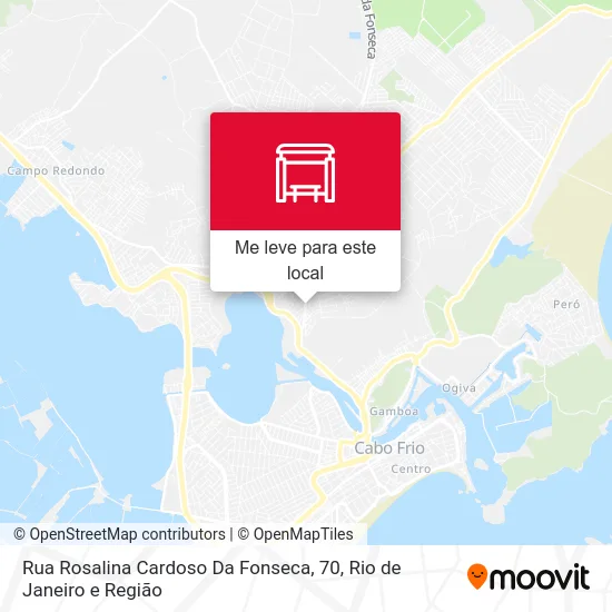 Rua Rosalina Cardoso Da Fonseca, 70 mapa