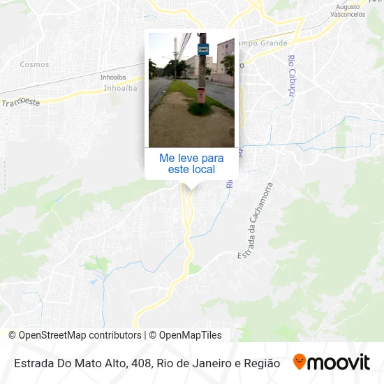 Estrada Do Mato Alto, 408 mapa