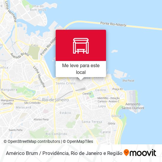 Américo Brum / Providência mapa