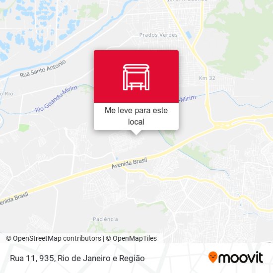 Rua 11, 935 mapa