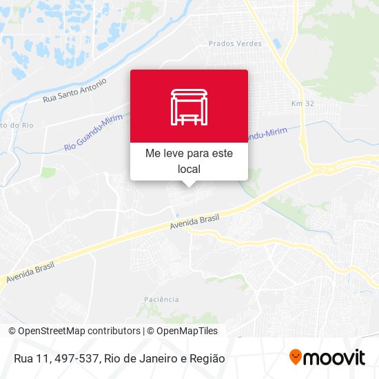 Rua 11, 497-537 mapa