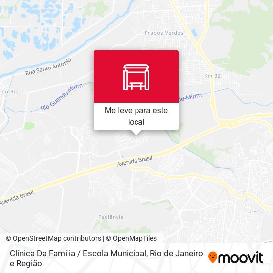 Clínica Da Família / Escola Municipal mapa